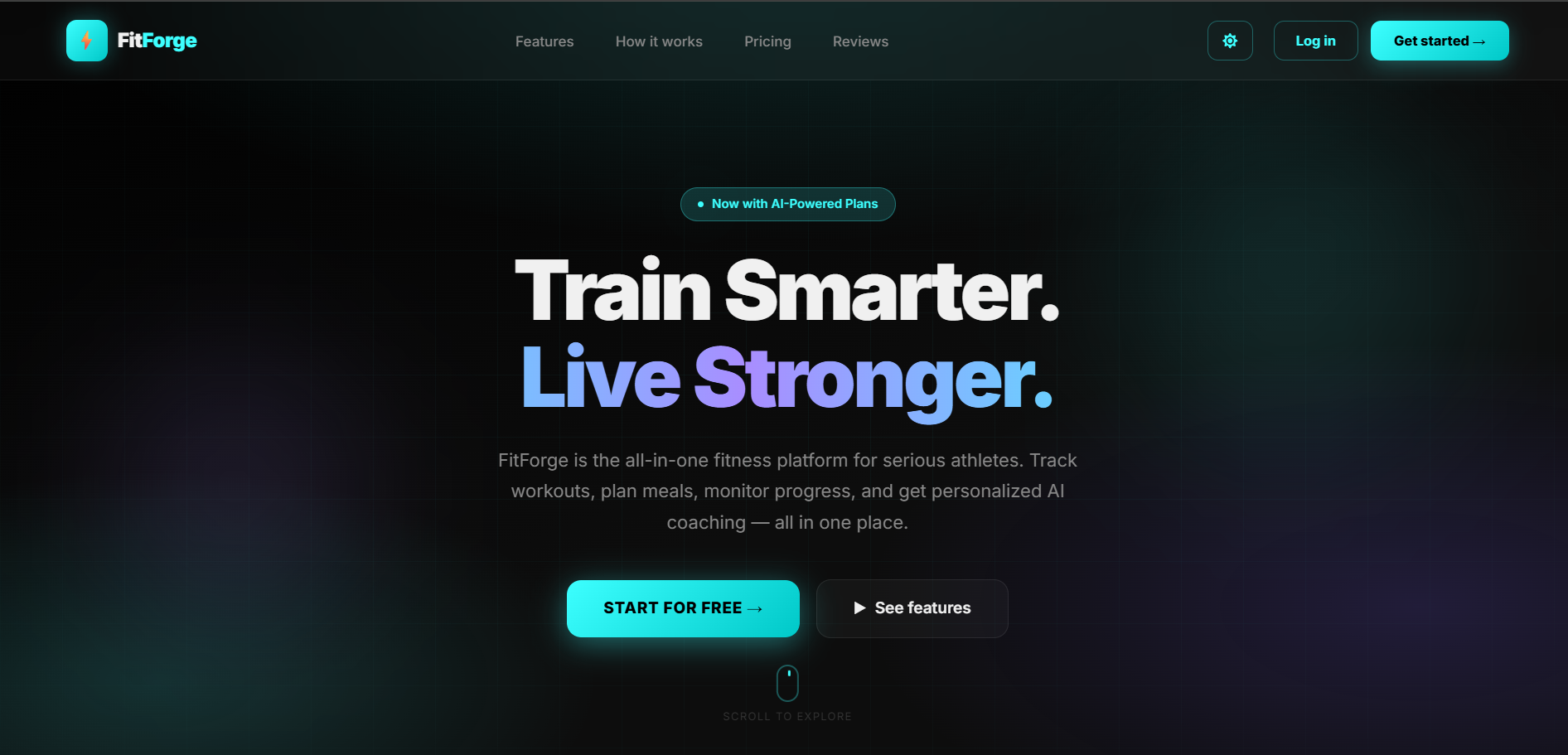 Fitness Full Stack App